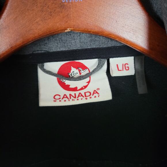 Canada Weather Gear Women's Jacket L Gray Faux Fur Hooded Softshell Anorak Zip - Picture 2 of 16